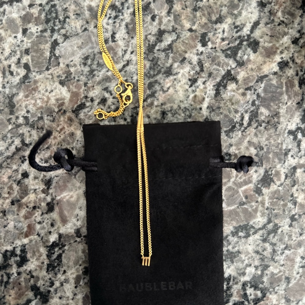 Baublebar 18K Gold Angel Number Custom Necklace 111